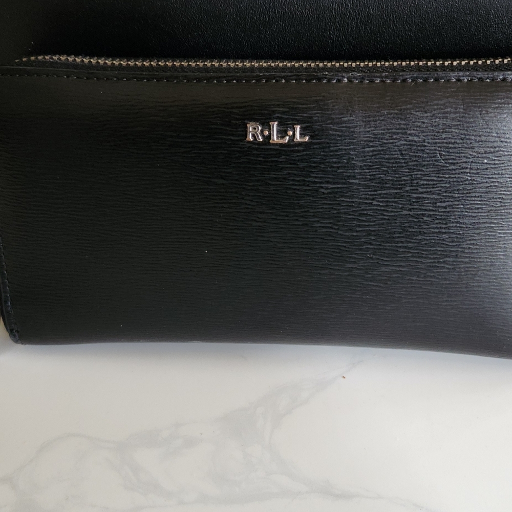 Authentic Womens Ralph Lauren Black Wallet